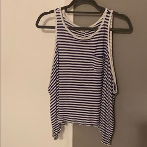 Boxy striped tank